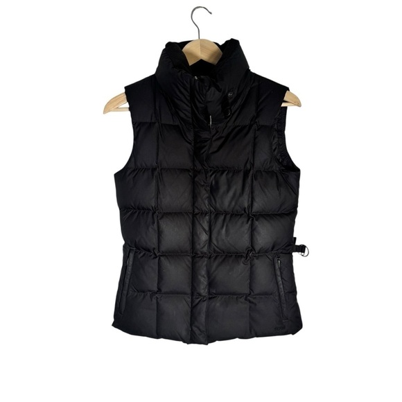 Eddie Bauer Jackets & Blazers - Eddie Bauer EB700 Down Fill Women's Puffer Vest Zip Belted Black Winter Size XS